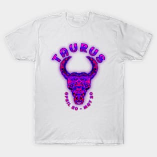 Taurus 9b Raspberry T-Shirt